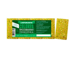 Прикормка прессованная КАРПОМАНИЯ для ловли амура