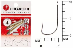 Крючки HIGASHI Мод. SODE RINGED #4