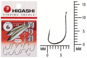 Крючки HIGASHI Мод. UMITANAGO RINGED #6