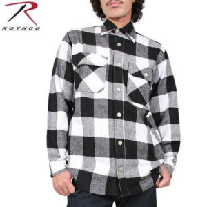 Рубашка ROTHCO Мод. EXTRA HEAWYWEIGHT FLANNEL (White)