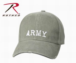 Кепка ROTHCO Мод. VINTAGE LOW PROFILE INSIGNIA «ARMY» (O.D.)