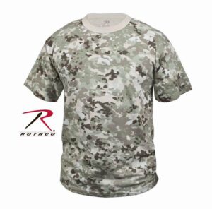Майка ROTHCO Мод. MILITARY (короткий рукав)(poly/cotton)(Total Terrain Camo)
