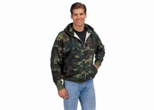 Ветровка ROTHCO с капюшоном Мод. THERMAL-LINED ZIPPER (Woodland Camo)