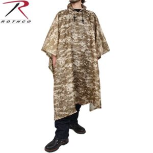 Пончо ROTHCO Мод. G.I. PLUS NYLON Rip-Stop (Desert Digital Camo)