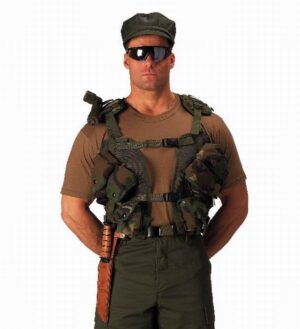 Жилет ROTHCO Мод. G.I. PLUS GOV’T ENHANCED TACTICAL LOAD BEARING (Woodland Camo)