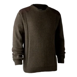 Пуловер DEERHUNTER-SHEFFIELD O-NECK (хаки)