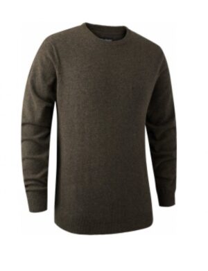 Пуловер DEERHUNTER-BRIGHTON O-NECK (коричневый)