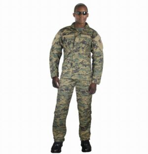 Рубашка ROTHCO Мод. ARMY COMBAT Rip-Stop (Woodland Digital Camo)