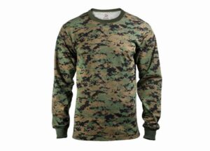 Майка ROTHCO (длинный рукав)(Woodland Digital Camo)
