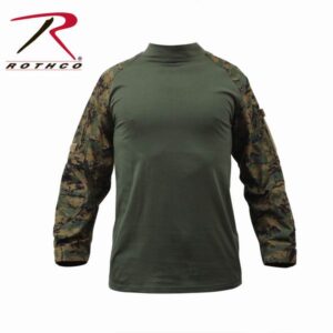 Рубашка ROTHCO Мод. MILITARY COMBAT (Woodland Digital Camo)