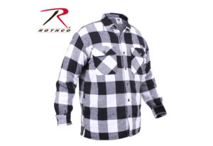 Рубашка ROTHCO Мод. EXTRA HEAWYWEIGHT SHERPA-LINED FLANNEL (White)
