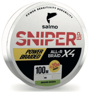 Шнур SALMO SNIPER BP ALL R BRAID X4 GRASS GREEN