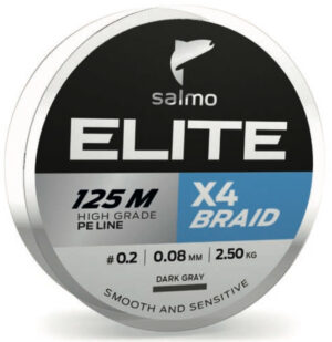 Шнур SALMO ELITE BRAID BRAID DARK GREY