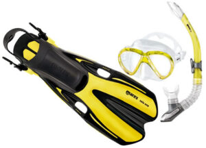 Комплект MARES VOLO ONE MAREA: Маска + Трубка + Ласты (REFLEX YELLOW)