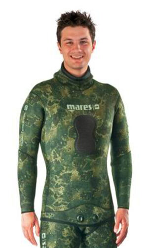 Куртка от гидрокостюма MARES PP Мод. INSTINCT CAMO GREEN 70 (неопрен — 7,0мм)