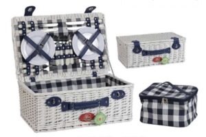 Корзина для пикника ZHIQUAN плетеная Мод. ZQ23-206 на 4 персоны