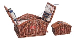 Корзина для пикника ZHIQUAN плетеная Мод. ZQ23-284 на 4 персоны