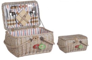 Корзина для пикника ZHIQUAN плетеная Мод. ZQ23-202 на 4 персоны
