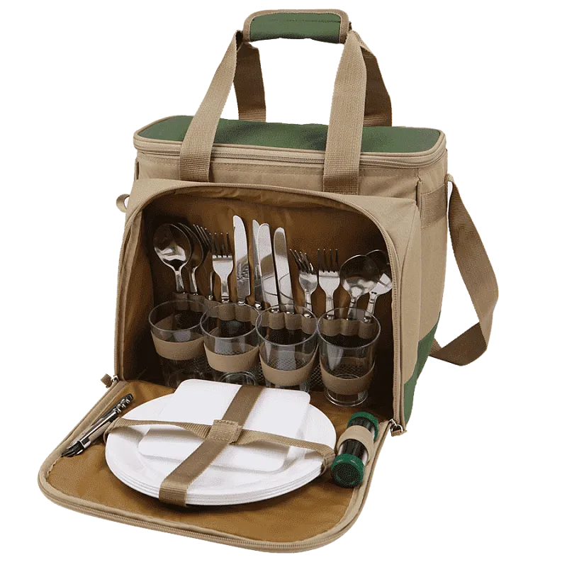 Сумка-холодильник АRСTIСA с набором посуды на 4 персоны — изображение 3