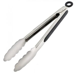 Щипцы для барбекю нержавеющая сталь цельные 30см