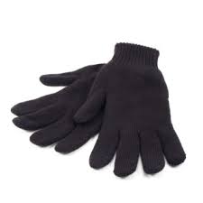 Перчатки зимние двойные вязаные,