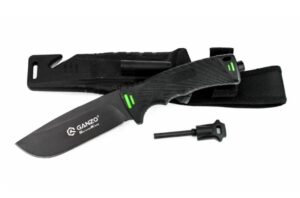 Нож «Ganzo» с точилкой и огнивом,