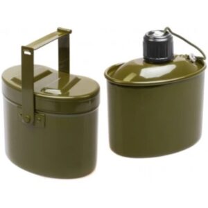 Набор посуды HELIOS Мод. HS-NP 020031-00 армейский котелок + фляжка
