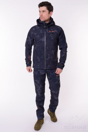 Костюм демисезонный TRITON «Triton Pro» (тк.soft shell)(серо-черн.)