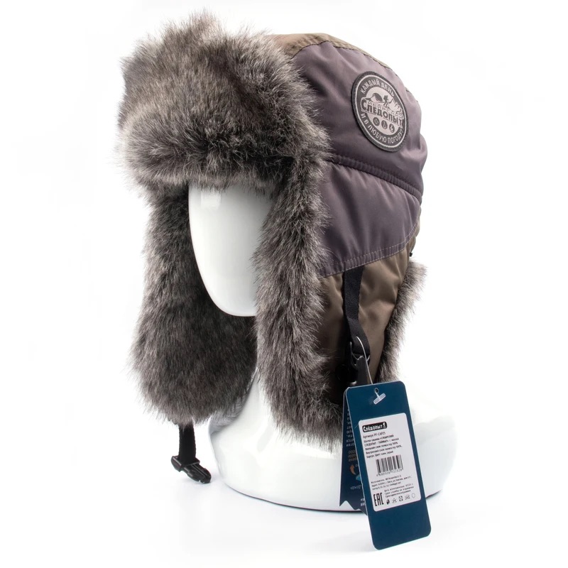 Шапка ушанка "СИБИРСКИЙ СЛЕДОПЫТ - ТАЙМЫР"