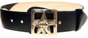 Ремень генеральский (спецназ ВВ) черный