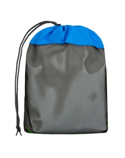 Мешок из сетки (сетка, синий)