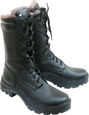 Сапоги зимние ХСН Охотничьи (кожа) (натур.мех)