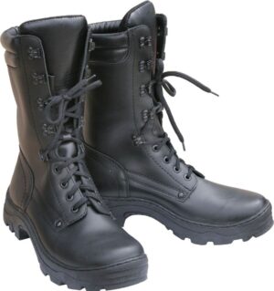 Сапоги летние ХСН Охотничьи (кожа) (камбрель) (черный)