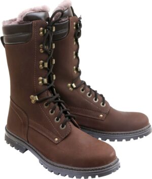 Сапоги зимние ХСН Пойнтер (нубук) (коричневый) (натур.кожа)