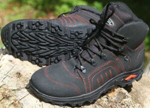 Ботинки зимние ХСН Страйкер VIP (нубук) (черный) (натур. мех)