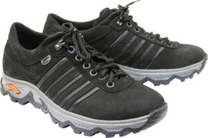 Полуботинки летние ХСН Актив (нубук) (камбрель+airtex) (черный)