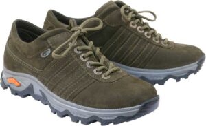 Полуботинки летние ХСН Актив (нубук) (камбрель+airtex) (хаки)