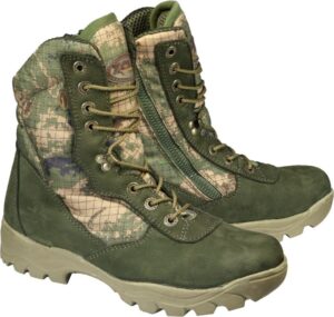 Ботинки летние ХСН Тактика ELITE (нубук) (камбрель+airtex) (хаки)