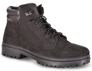 Ботинки зимние ХСН «Пикник» (нубук) (натур. мех) (черный)