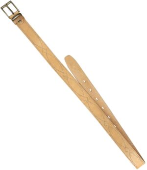 Ремень брючный ХСН светло-золотой