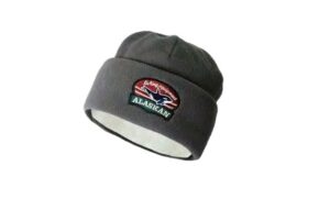 Шапка Alaskan флисовая Black Salmon серая (AWCBSG)