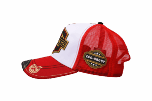 Кепка Maximus Mesh с сеткой,белый/красный (MCM)