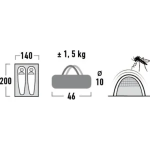 Встраиваемая палатка для палатки-тента HIGH PEAK Мод. TRAMP