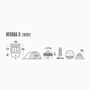 Палатка HIGH PEAK Мод. NEVADA 3