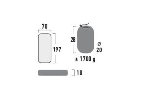 Надувной матрац HIGH PEAK Мод. DALLAS