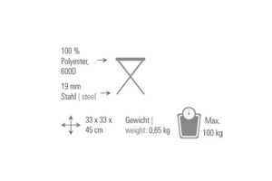 Стул HIGH PEAK Мод. TARIFA