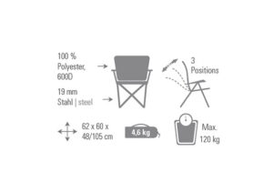 Стул HIGH PEAK Мод. ALICANTE