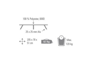 Раскладушка HIGH PEAK Мод. TOLEDO XL