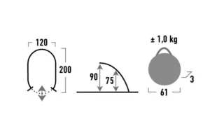 Тент пляжный HIGH PEAK Мод. CALVIA
