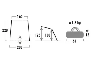 Тент пляжный HIGH PEAK Мод. CORDOBA 80